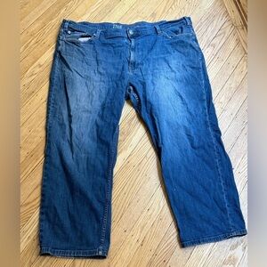 TRUE NATION MENS big and tall relaxed fit jeans size 52x30